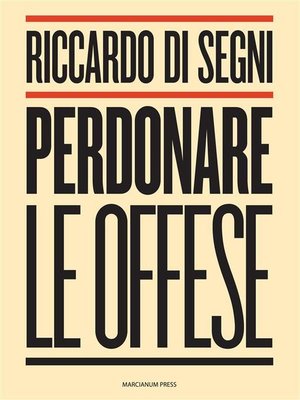 cover image of Perdonare le offese